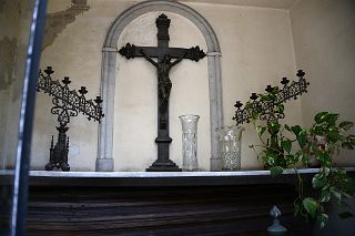 26 Christ On The Cross Inside The Mausoleum Of Duarte Family Including Eva Peron Recoleta Cemetery Buenos Aires